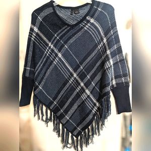 New Directions Women's Poncho Sweater